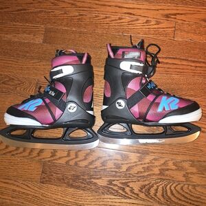 K2 Kids Ice Skates - Pink and Black